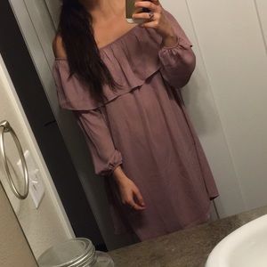 Asos off shoulder dress